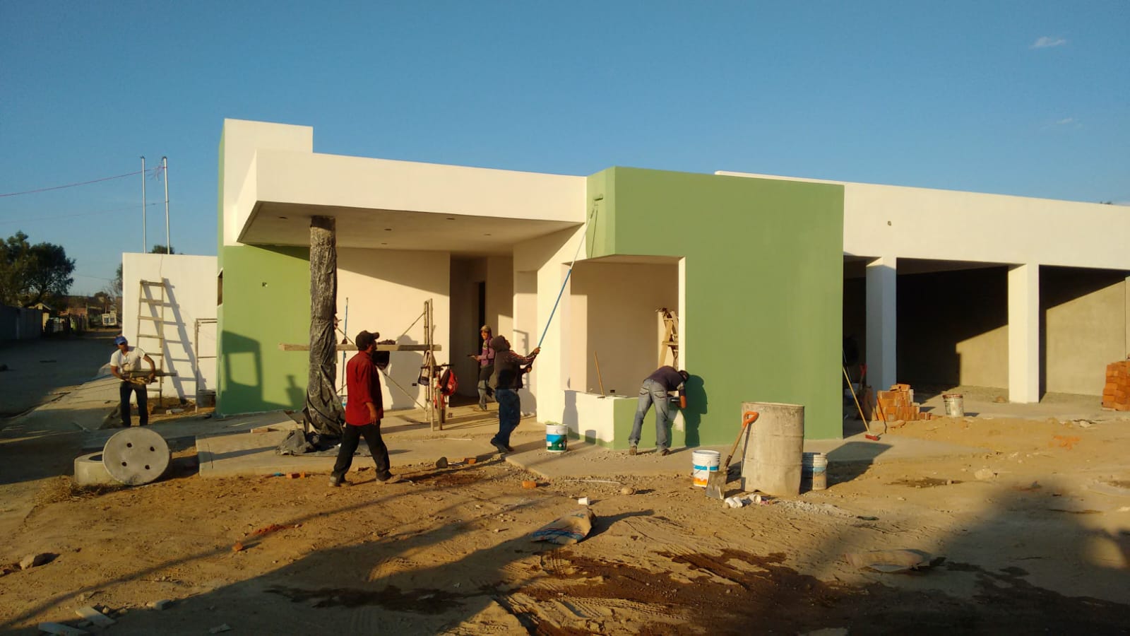 Vivienda unifamiliar en acabados